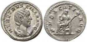 Herennia Etruscilla AD 249-251. Rome. Denar AR