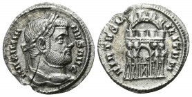 Maximian AD 286-305. Ticinum. Argenteus AR