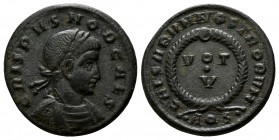 Crispus AD 317-326. Aquileia. Follis Æ