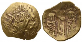 John V Palaeologus, with John VI AD 1341-1391.. Constantinople. Hyperpyron AV
