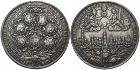 Germany . Germans and Habsburg lands.  AD 1626. AR Medallion