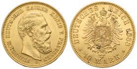 Germany. Preußen. Wilhelm I AD 1861-1888. AV 10 Mark