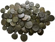Lot of 100 greek bronze coins / SOLD AS SEEN, NO RETURN!