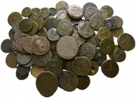 Lot of 100 roman bronze coins / SOLD AS SEEN, NO RETURN!