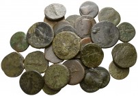 Lot of 30 roman imperial bronze coins / SOLD AS SEEN, NO RETURN!