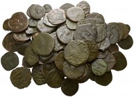 Lot of 100 byzantine bronze coins / SOLD AS SEEN, NO RETURN!