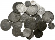 Lot of ca. 38 medieval coins / SOLD AS SEEN, NO RETURN!