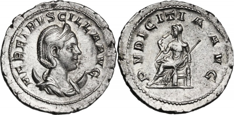 Herennia Etruscilla, wife of Trajan Decius (249-251 AD). AR Antoninianus, struck...