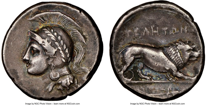 LUCANIA. Velia. Ca. 300-280 BC. AR didrachm (20mm, 7.26 gm, 5h). NGC Choice VF 5...