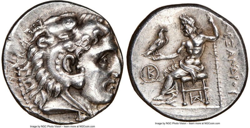 MACEDONIAN KINGDOM. Alexander III the Great (336-323 BC). AR drachm (17mm, 4.26 ...