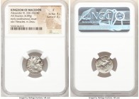 MACEDONIAN KINGDOM. Alexander III the Great (336-323 BC). AR drachm (17mm, 4.09 gm, 2h). NGC Fine 4/5 - 3/5. Posthumous issue of Lampsacus, ca. 310-30...