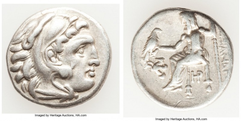 MACEDONIAN KINGDOM. Alexander III the Great (336-323 BC). AR drachm (18mm, 4.18 ...