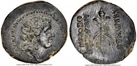LYDIA. Blaundus. Ca. 2nd-1st centuries BC. AE (19mm, 4.95 gm, 12h). NGC MS 5/5 - 4/5, adjusted flan. Apolloni-, son of Theogen-, magistrate circa 200-...