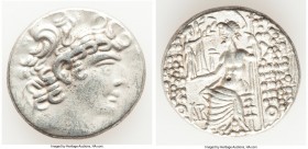 SELEUCID KINGDOM. Philip I Philadelphus (ca. 95/4-76/5 BC). Aulus Gabinius, as Proconsul (57-55 BC). AR tetradrachm (25mm, 15.50 gm, 12h). Choice VF. ...