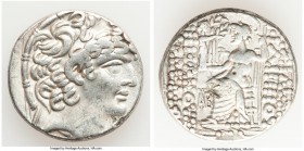 SELEUCID KINGDOM. Philip I Philadelphus (ca. 95/4-76/5 BC). Aulus Gabinius, as Proconsul (57-55 BC). AR tetradrachm (26mm, 15.43 gm, 1h). VF. Posthumo...