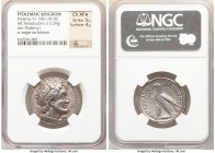 PTOLEMAIC EGYPT. Ptolemy V Epiphanes or Ptolemy VI Philometer (204-145 BC). AR stater or tetradrachm (28mm, 13.39 gm, 11h). NGC Choice XF S 5/5 - 4/5....