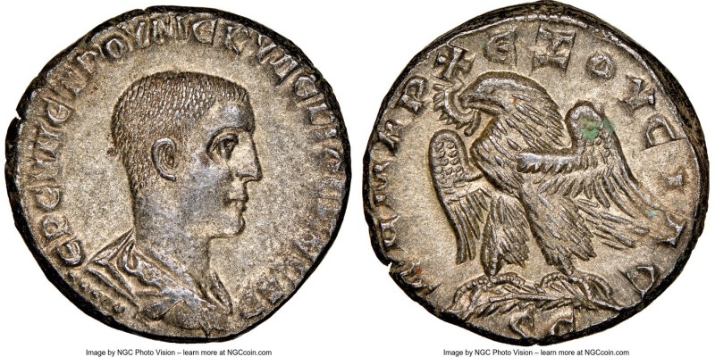 SYRIA. Antioch. Herennius Etruscus (AD 251). BI tetradrachm (24mm, 10.88 gm, 5h)...