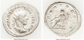 Gordian III (AD 238-244). AR antoninianus (24mm, 4.31 gm, 6h). Choice VF. IMP GORDIANVS PIVS FEL AVG, radiate, cuirassed bust of Gordian III right, se...