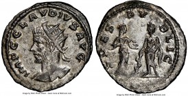 Claudius II (AD 268-270). BI antoninianus (21mm, 3.61 gm, 12h). NGC MS 5/5 - 4/5, Silvering. Antioch, AD 269-270. IMP C CLAVDIVS AVG, radiate head of ...