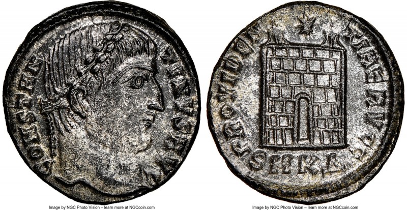 Constantine I (AD 307-337). AE3 or BI nummus (19mm, 3.59 gm, 6h). NGC MS 5/5 - 4...