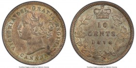 Victoria 10 Cents 1874-H AU58 PCGS, Heaton mint, KM3.

HID09801242017

© 2020 Heritage Auctions | All Rights Reserved