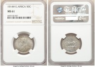 British Colony. George V 50 Cents 1914-H MS61 NGC, KM9. Comparatively fine for the type, with few examples preserved in Mint State condition.

HID09...