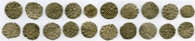 Melgueil 10-Piece Lot of Uncertified Deniers ND (12th-13th Century) VF, Average 18.0mm. Weight 0.85gm. Sold as is, no returns. 

HID09801242017

©...