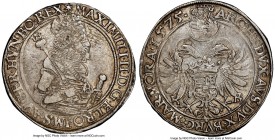 Maximilian II Taler 1575-KB AU53 NGC, Kremnitz mint, KM-MB224, Dav-8058. 

HID09801242017

© 2020 Heritage Auctions | All Rights Reserved