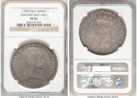 Tuscany. Ferdinando III Francescone (10 Lire) 1798 XF45 NGC, KM-C37, Dav-1521. 

HID09801242017

© 2020 Heritage Auctions | All Rights Reserved