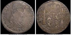 Zacatecas. Ferdinand VII 8 Reales 1818 Zs-AG VF35 NGC, Zacatecas mint, KM111.5. Dark charcoal toned. 

HID09801242017

© 2020 Heritage Auctions | ...