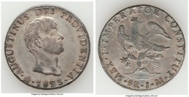 Augustin I Iturbide 8 Reales 1823 Mo-JM VF, Mexico City mint, KM310. 38.9mm. 26.89gm. 

HID09801242017

© 2020 Heritage Auctions | All Rights Rese...
