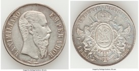 Maximilian Peso 1866-Mo XF (Cleaned), Mexico City mint, KM388.1. 37.5mm. 27.00gm. 

HID09801242017

© 2020 Heritage Auctions | All Rights Reserved...