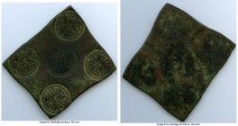 Frederick I Plate Money 1/2 Daler 1726 XF (Verdigris), Avesta mint, KM-PM65, AAH-273. 95x84mm. 

HID09801242017

© 2020 Heritage Auctions | All Ri...