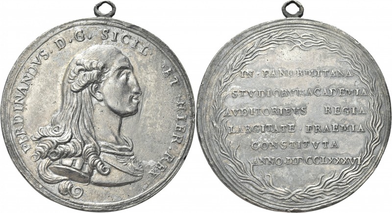 NAPOLI. Ferdinando IV (I) di Borbone, 1759-1816. 
Medaglia 1786 opus anonimo, c...