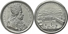 ROMA. Clemente XI (Gian Francesco Albani), 1700-1721. 
Medaglia 1714 a. XIV opus E. Hamerani. Zinco gr. 16,85 mm 39,5 Dr. CLEMENS XI - P MAX AN XIV. ...