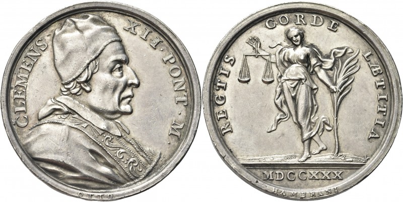 ROMA. Clemente XII (Lorenzo Corsini), 1730-1740. 
Medaglia 1730 a. I opus Otton...