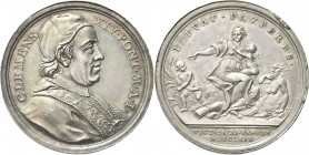 ROMA. Clemente XIV (Gian Vincenzo Antonio Ganganelli), 1769-1774. 
Medaglia 1769 a. I. Ag gr. 13,23 mm 31,5 Come precedente. Patr. 3a.
Rara. Magnifi...