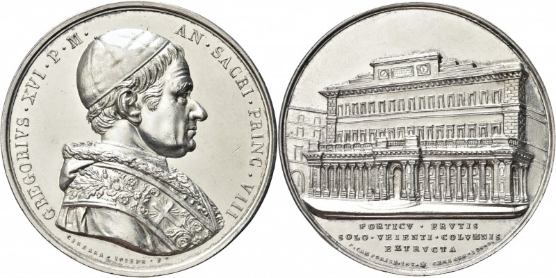 ROMA. Gregorio XVI (Bartolomeo Alberto Cappellari), 1831-1846. 
Medaglia 1838 a...