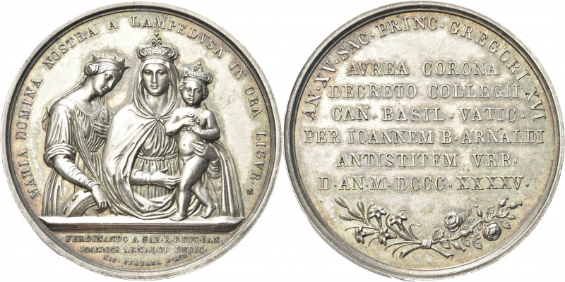 ROMA. Gregorio XVI (Bartolomeo Alberto Cappellari), 1831-1846. 
Medaglia Straor...