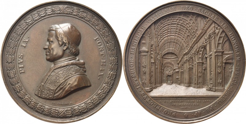 ROMA. Pio IX (Giovanni Maria Mastai Ferretti), 1846-1878. 
Medaglia di grande m...