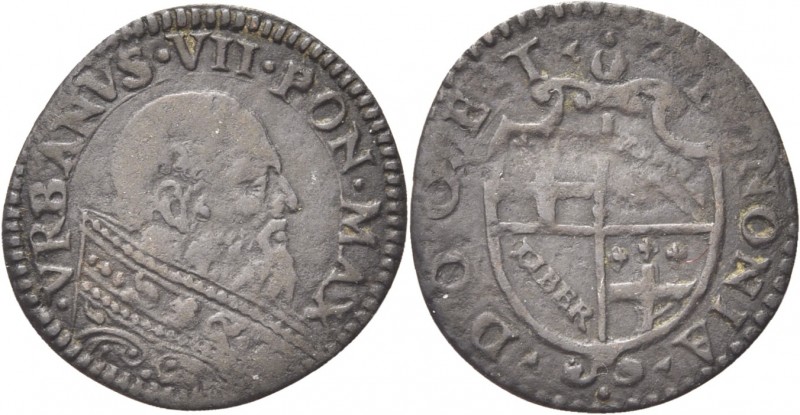 BOLOGNA. Urbano VII (Giovanni Battista Castagna), 15-27 Settembre 1590. 
Sesino...