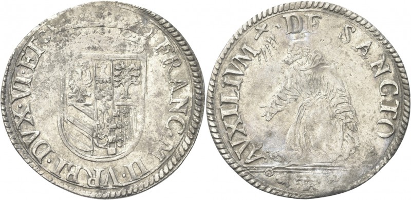 URBINO. Francesco II Maria della Rovere, 1574-1624. 
Paolo. Ag gr. 3,12 Dr. FRA...