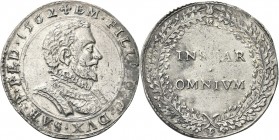 SAVOIA ANTICHI. Emanuele Filiberto Duca, 1553-1580. 
Lira 1562 P, zecca di Chambéry. Ag gr. 12,50 Dr. EM FILIB D G DVX SAB P PED 1562. Busto del duca...