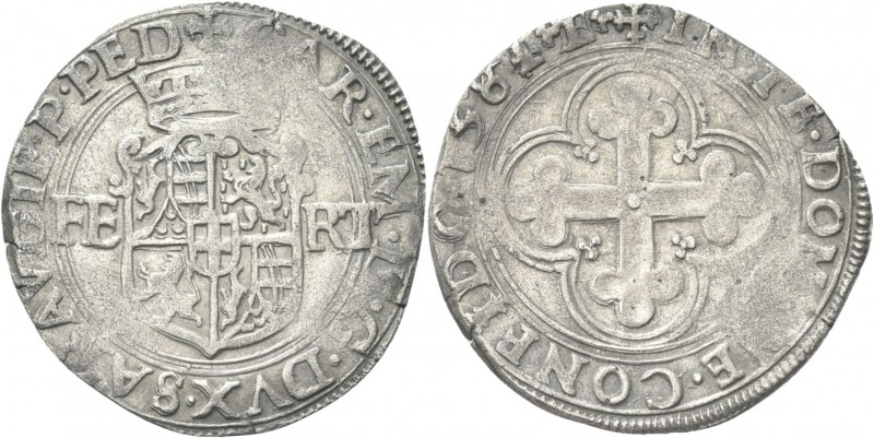 SAVOIA ANTICHI. Carlo Emanuele I, 1580-1630. 
Bianco 1584, sigla E. Mi gr. 4,66...