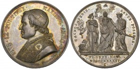 Italy, Vatican, Annual silver medals (3), of Pius IX (2), years I and XXVI and Leo XIII, year XI, generally good extremely fine, both Pius IX medals w...