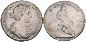 James II, Coronation of Mary of Modena, 1685, official silver medal by Roettier, laureate bust right, rev., the queen seated on a mound, 33.5mm (MI 60...
