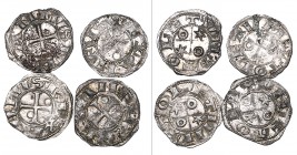 Alfonso VI, dineros (4), all Toledo, similar to the last but only one annulet with central pellet (Cayón 926), very fine or better (4)
Estimate: 120 ...