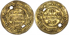 Alfonso VIII (1158-1214), dobla, Safar 1230 (1192 A.D.) (Cayón 1025), pierced in two places and gilt, about very fine
Estimate: 300 - 400
