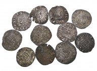 Alfonso XI, Siege of Tarifa 1340, noven, m.m. S (Cayón 1270), minor chip and traces of verdigris, fine and scarce; other novenes (10), of Burgos, León...