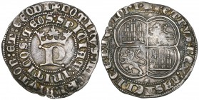 Pedro I, real, La Coruña (Cayón 1288), lightly creased, otherwise about very fine, scarce 
Estimate: 180 - 220
